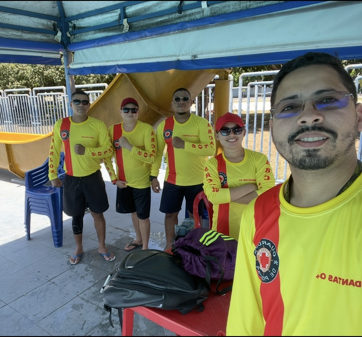 Equipe de Guardião de Piscina da Brigada Arcanjos